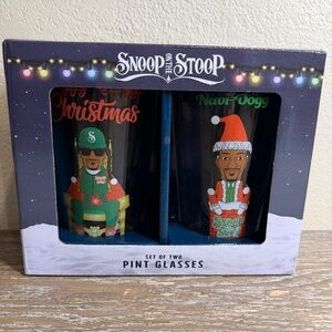 New Snoop Dogg Snoop on the Stoop Pint Glass Set